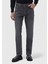 Koyu Gri Düz Regular Fit Denim %100 Pamuk Pantolon 2