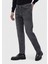 Koyu Gri Düz Regular Fit Denim %100 Pamuk Pantolon 3