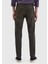Kahverengi Düz Slim Fit Denim Pamuk Karışımlı Pantolon 5