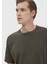 Haki Bisiklet Yaka Düz Örgü Triko 4