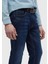 Lacivert Düz Slim Fit Denim Pamuk Karışımlı Pantolon 4