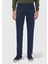 Mavi Düz Slim Fit Denim Pamuk Karışımlı Pantolon 2
