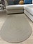 Galileo Oval Jüt Yuvarlak Hasır Görünümlü Klasik Halı Kilim 3