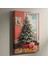 Kırmızı Süslerle Süslenmiş Noel Ağacı Tablosu 1