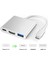 Macbook Uyumlu 4K Full Hd 1080P Type C To 3 Portlu HDMI - USB 3.0 - Pd Çevirici Hub Adaptör 1