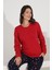 %100 Pamuk Uzun Kol Manşetli Cepli Kadın Pijama Takımı 98515-516 4