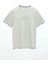 Açık Gri Baskılı Bisiklet Yaka %100 Pamuk T-Shirt 5