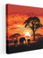 Serengeti Günbatımı Kanvas Tablosu 1