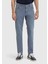 Mavi Düz Slim Fit Denim Pamuk Karışımlı Pantolon 2