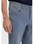Mavi Düz Slim Fit Denim Pamuk Karışımlı Pantolon 3
