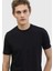 Siyah Bisiklet Yaka T-Shirt 3