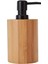 Home Doğal Bambu Sıvı Sabunluk, Şık ve Ekolojik Tasarım, Banyo ve Mutfak Için Uygun, Paslanmaz Pompalı, Uzun Ömürlü Ahşap Sıvı Sabunluk Şişesi (Yuvarlak) 1