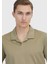 Vizon Jakarlı Polo Yaka %100 Pamuk T-Shirt 3