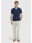 Indigo Jakarlı Polo Yaka %100 Pamuk T-Shirt 2