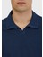 Indigo Jakarlı Polo Yaka %100 Pamuk T-Shirt 5