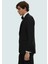 Siyah Düz Thin&taller Slim Fit Kruvaze Yaka Dokuma Smokin Takım Elbise 3