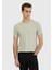 Taş Düz Bisiklet Yaka T-Shirt 3