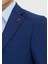 Açık Indigo Çizgili Modern Fit Yün Karışımlı Takım Elbise 4
