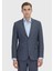 Füme Düz Zeroweight Slim Fit %100 Keten Takım Elbise 1