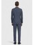 Füme Düz Zeroweight Slim Fit %100 Keten Takım Elbise 5