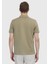 Vizon Jakarlı Polo Yaka %100 Pamuk T-Shirt 2