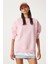 Fermuar Detaylı Şardonlu Sweatshirt LUB0003 Pembe 3