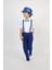 Erkek Çocuk Takım Askı Papyon Gömlek Pantalon Sarı Saks Turkuaz Kırmızı 2