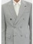 Açık Gri Düz Zeroweight Slim Fit %100 Yün Takım Elbise 3
