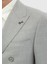 Açık Gri Düz Zeroweight Slim Fit %100 Yün Takım Elbise 5