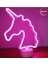 Neon LED Unicorn LED Işıklı Masa ve Gece Lambası Unicorn LED Sevgiliye Romantik Dekorasyon Hediye 3