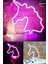 Neon LED Unicorn LED Işıklı Masa ve Gece Lambası Unicorn LED Sevgiliye Romantik Dekorasyon Hediye 4