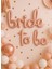 Bride To Be Folyo Balon El Yazılı Bekarlığa Veda Partisi Balonu Rose Gold 1