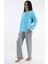 Nakışlı Interlok Pijama Takımı 4