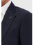 Indigo Çizgili Zeroweight Slim Fit Yün Karışımlı Takım Elbise 5