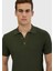 Haki Polo Yaka Jakarlı Triko 3