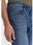 Indigo Düz Slim Fit Denim Pamuk Karışımlı Pantolon 3