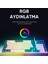 Emachines EAK100 Beyaz/yeşil USB Rgb Backlight Red Swıtch Mekanik Q 101 Tuşlu Compact Gaming Klavye 3