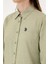 Kadın Açık Haki Gömlek Basic 50316711-VR183 7