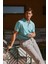ALTINYILDIZ CLASSICS Erkek Petrol %100 Pamuk Kıvrılmaz Polo Yaka Slim Fit Dar Kesim Tişört 1