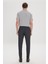 Erkek Antrasit Slim Fit Rahat Kesim Beli Bağlamalı Yan Cepli Jogger Pantolon 5