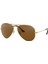 3025 001/57 58 Unisex Güneş Gözlüğü Aviator Polarize 1