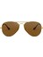 3025 001/57 58 Unisex Güneş Gözlüğü Aviator Polarize 2