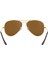 3025 001/57 58 Unisex Güneş Gözlüğü Aviator Polarize 4