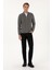 Erkek Gri Melanj Hırka (Triko) 50307800-VR086 4