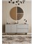 Mila Sis Gri Mdf 160 cm Raflı Konsol 1