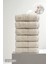6'lı Greek Krem El Havlusu - 50X90 Cm, 225 Gr, %100 Pamuk, Spa ve Otel Havlusu, Günlük Kullanıma Uygun 1