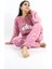 Yıldız Desenli Polar Pijama Takımı 4