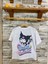 Aysbebe Kuromi Cheeky Baskılı Fırçalı Kumaş Kız Çocuk Tişört 2