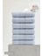 6'lı Mavi Greek El Havlusu - 50 x 90 cm , 225 Gr, Pamuk, Spa ve Otel Havlusu, Günlük Kullanıma Uygun 2