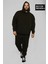 Erkek Büyük Beden Kapşonlu Ince Sweatshirt SPR24BSW57 2